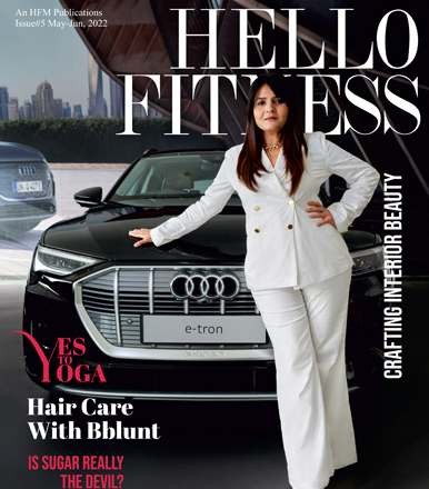 5th issue of Hello Fitness Magazine with Audi E-Tron
