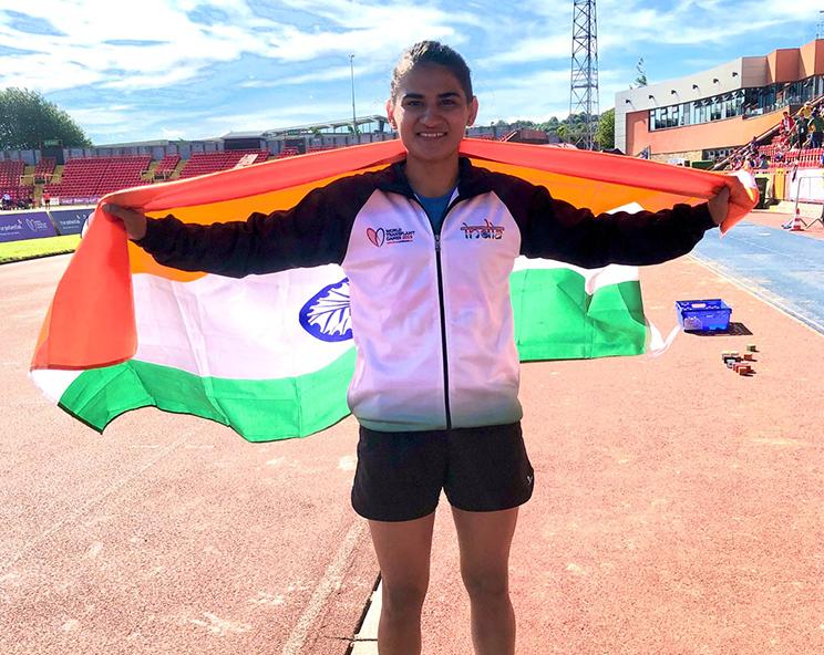 Ankita Shrivastava Makes India Proud with Three Medal Haul at World Transplant Games 2023 in Australia | long jump gold winner | Silver in racewalk & shot put | Hello Fitness Magazine 